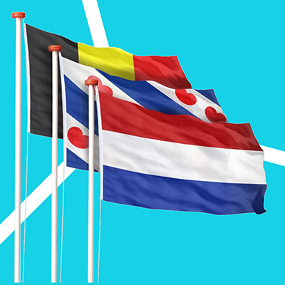 Bestel uw nieuwe sterke Nederlandse vlag in diverse afmetingen voordelig & snel op printcentraal.nl.